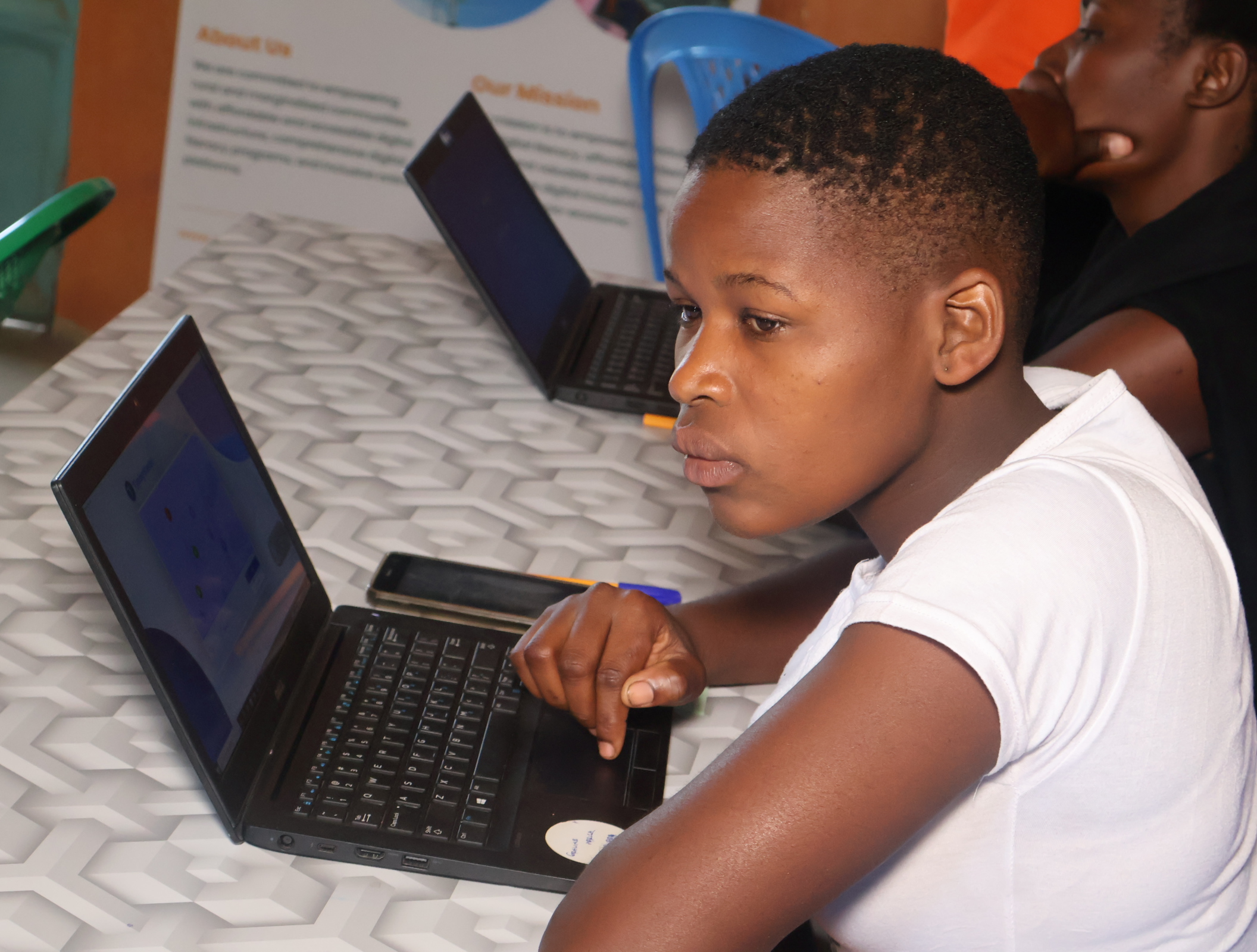 Rebbeca during training sessions