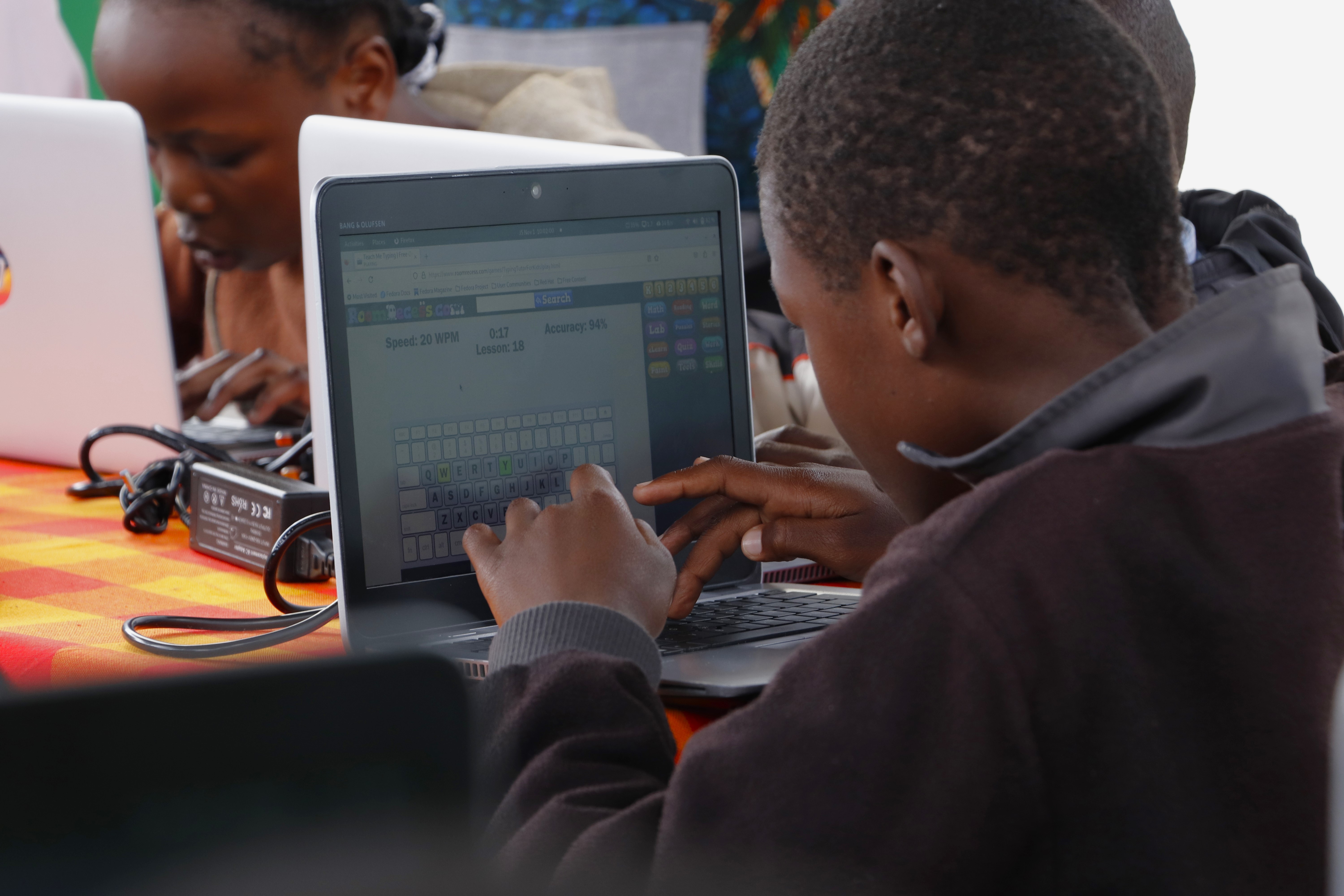 Participants presenting projects